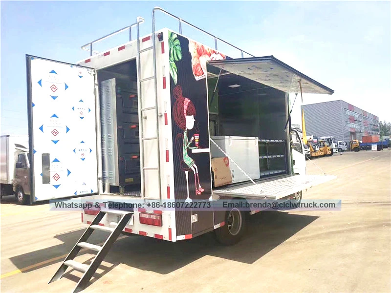 东风牌/右手驱动/移动食品车出售