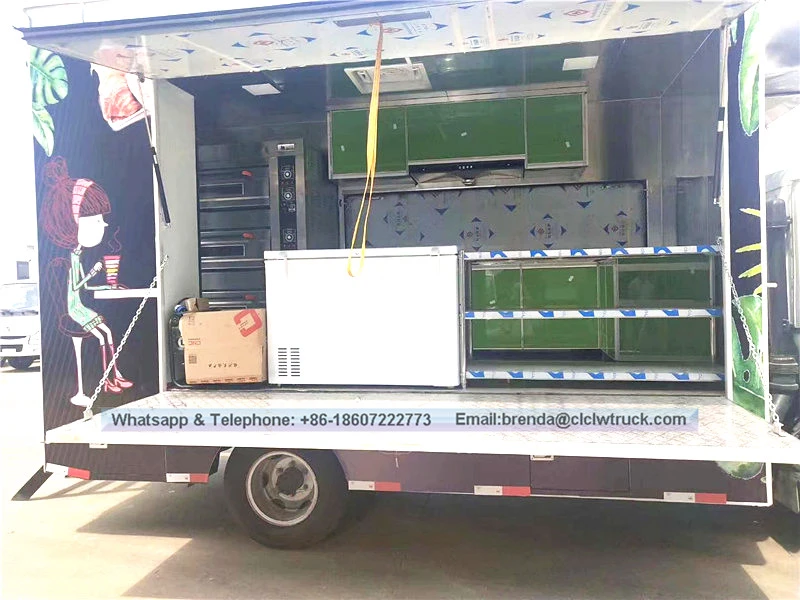 东风牌/右手驱动/移动食品车出售