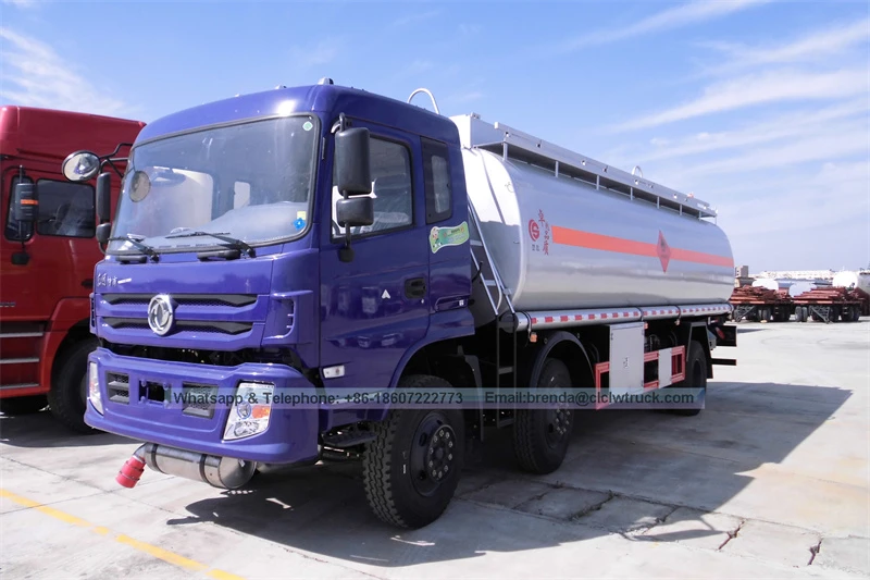 Dongfeng Fuel Truck Supplier China ، 6x2 Tanker Truck 23000 لتر
