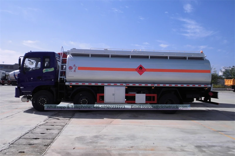Dongfeng Fuel Truck Supplier China ، 6x2 Tanker Truck 23000 لتر
