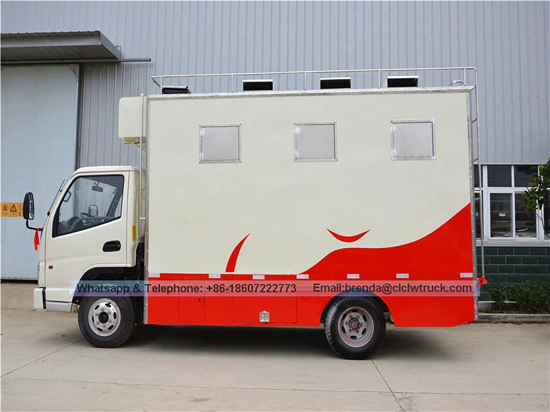 Dongfeng 2016 ni mobile food / kusina / ice truck