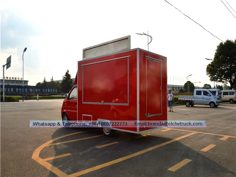 دونغفنغ متعددة الوظائف مصغرة شاحنة الغذاء المحمول