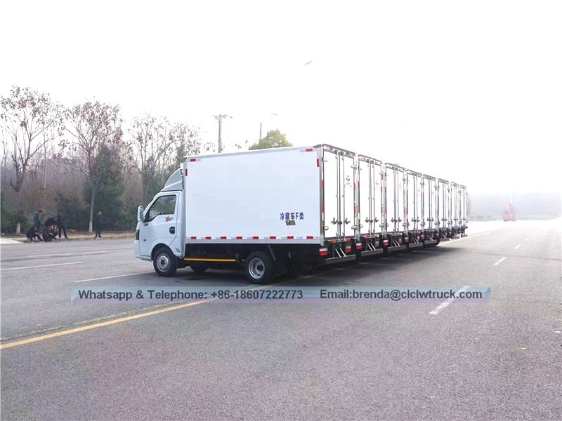 مورد شاحنة ثلاجة Dongfeng ، أفضل شاحنة ثلاجة ، شاحنة ثلاجة صغيرة