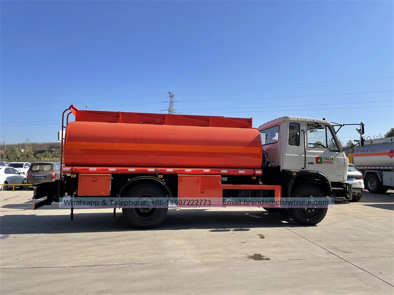 Nhà cung cấp xe tăng Dongfeng China, xe tải chở dầu 10000 lít, nhà sản xuất xe tải chở dầu