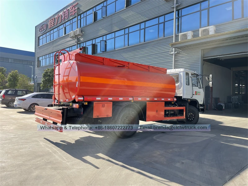 Nhà cung cấp xe tăng Dongfeng China, xe tải chở dầu 10000 lít, nhà sản xuất xe tải chở dầu