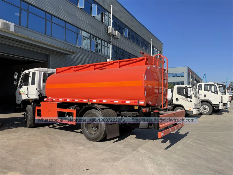 Nhà cung cấp xe tăng Dongfeng China, xe tải chở dầu 10000 lít, nhà sản xuất xe tải chở dầu