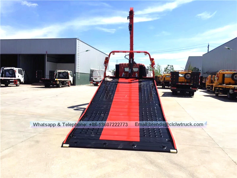 Dongfeng Tow Truck 4ton com guindaste, fornecedor de veículos de reboque, fabricante de veículos de recuperação China
