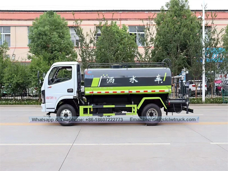 Dongfeng water tank truck 5000liter, water tanker truck 5cbm, supplier ng trak ng water tanker china