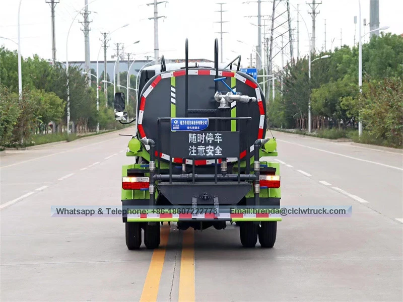 Dongfeng water tank truck 5000liter, water tanker truck 5cbm, supplier ng trak ng water tanker china