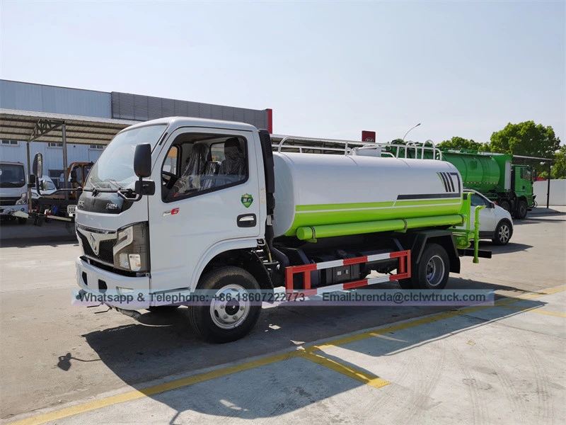 Dongfeng Water Truct 5000liter，水车供应商，水车供应商中国