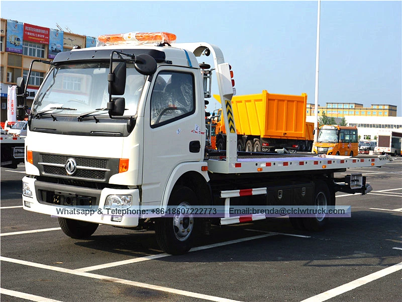 Dongfeng Wrecker卡车4吨右手驱动器，Wrecker Towt Cruck，Wrecker拖车供应商中国