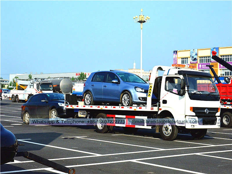 Dongfeng Wrecker卡车4吨右手驱动器，Wrecker Towt Cruck，Wrecker拖车供应商中国