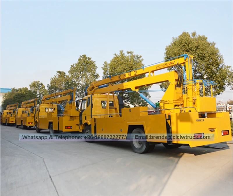 Caminhão de elevador de balde FAW 20 metros
