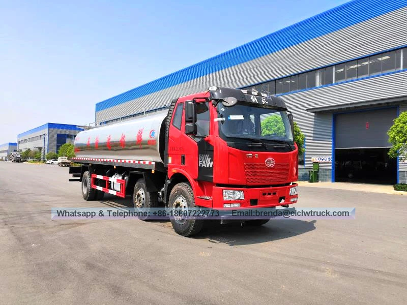 FAW 20000liter Milk Tank Truck 20tons Sariwang Milk Tanker Transportation Truck Presyo