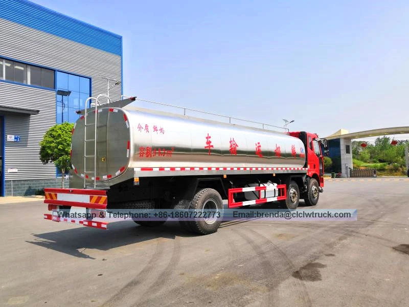 FAW 20000liter Milk Tank Truck 20tons Sariwang Milk Tanker Transportation Truck Presyo