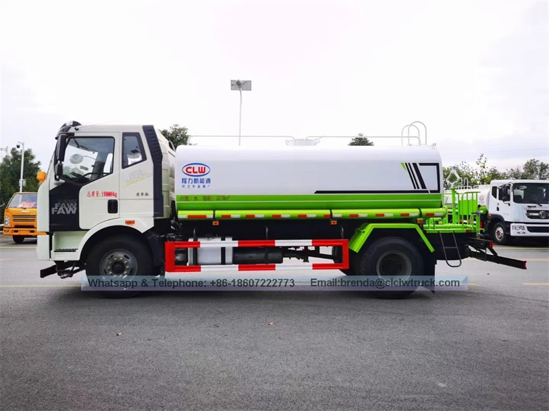 Nhà cung cấp xe tải nước FAW 4x2 10000liter Trung Quốc