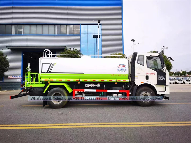 Nhà cung cấp xe tải nước FAW 4x2 10000liter Trung Quốc
