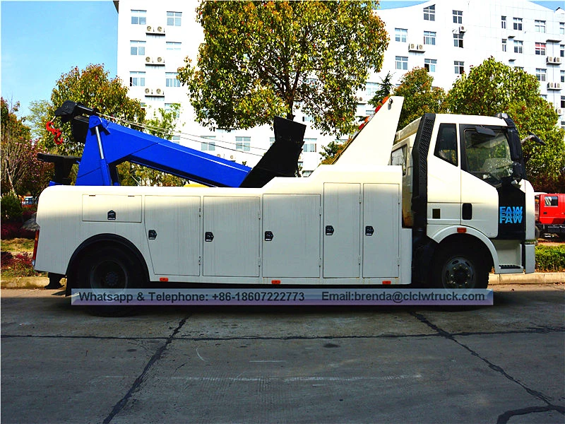 FAW 8-13ton Tow Truck Supplier, 4x2 Tow Truck For Sale China