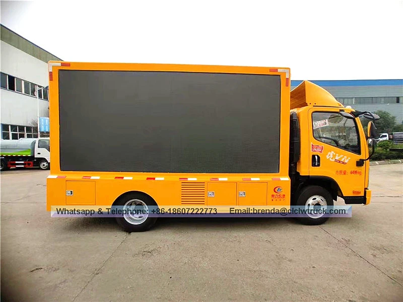 FAW एलईडी विज्ञापन वाहन हॉट सेल-मोबाइल विज्ञापन बिलबोर्ड वाहन एलईडी विज्ञापन वैन ट्रक