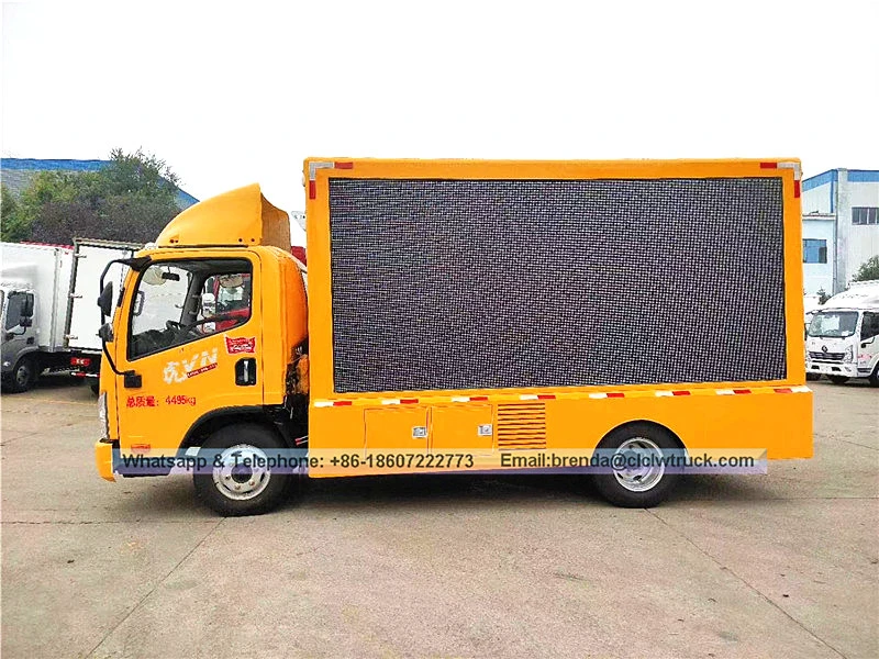 FAW एलईडी विज्ञापन वाहन हॉट सेल-मोबाइल विज्ञापन बिलबोर्ड वाहन एलईडी विज्ञापन वैन ट्रक