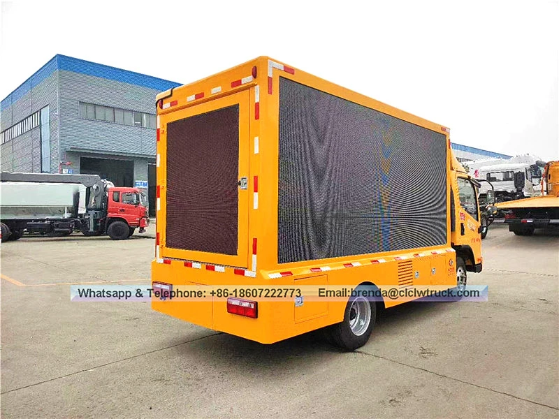 FAW एलईडी विज्ञापन वाहन हॉट सेल-मोबाइल विज्ञापन बिलबोर्ड वाहन एलईडी विज्ञापन वैन ट्रक