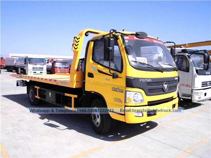 FOTON Aumark 4TON road tow truck supplier china,4X2 road wrecker truck supplier for sale