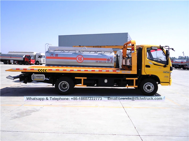FOTON Aumark 4TON road tow truck supplier china,4X2 road wrecker truck supplier for sale