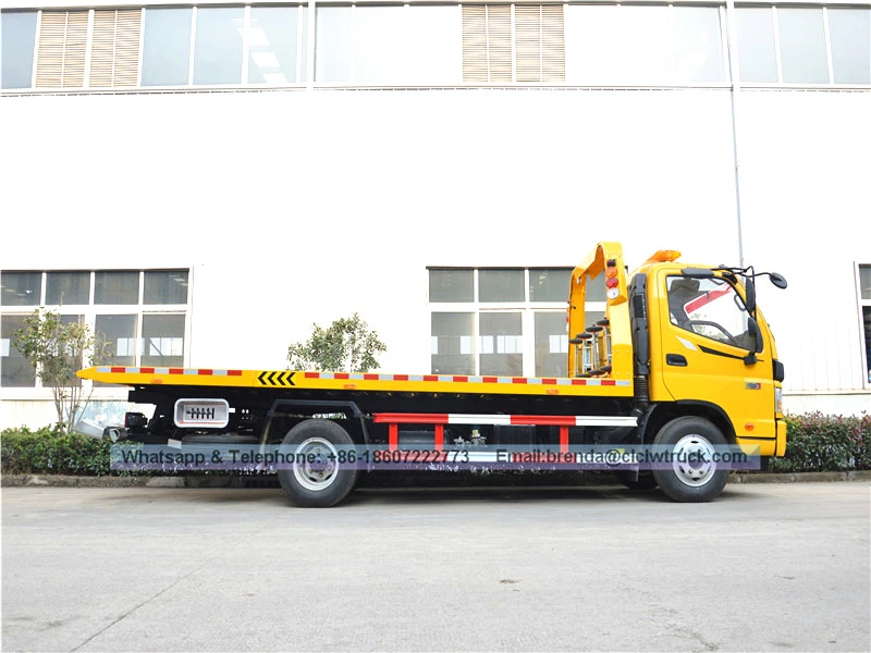 FOTON Aumark 4TON road tow truck supplier china,4X2 road wrecker truck supplier for sale