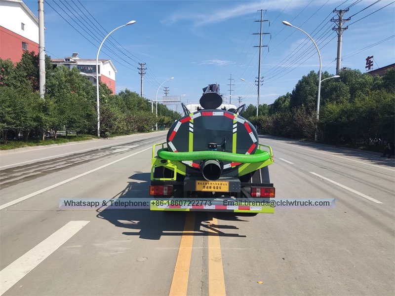 Foton Mini Sewage Suction Vehicle Sludge Transportation Truck