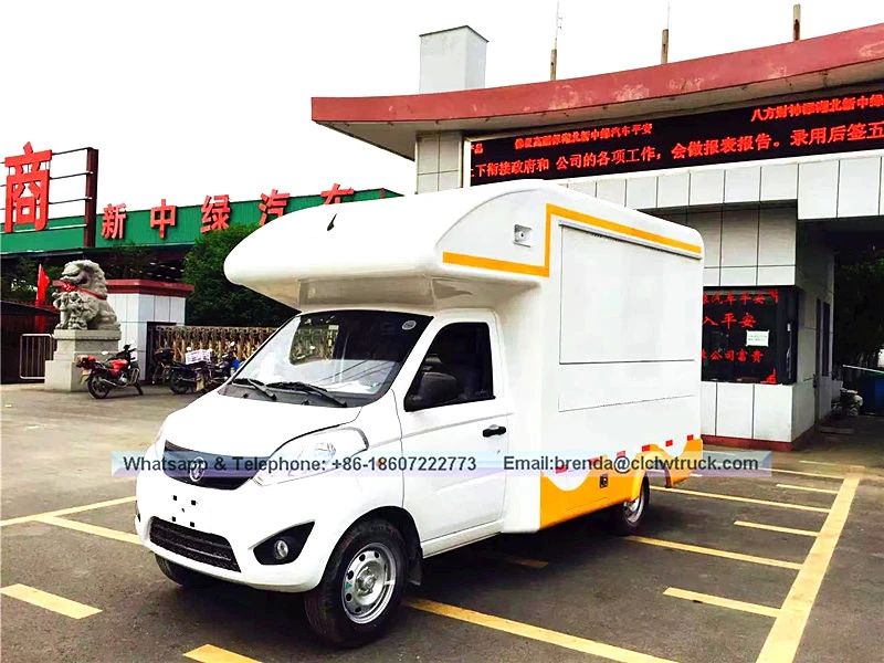 Foton Trumps alimentaires mobiles multifonction, fournisseurs de camions de restauration Chine, chariot de crème glacée.