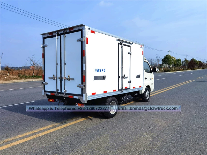 Mini Cargo Van Vehicles Refrigerator Freezer Car 1.5ton Refrigerated Truck, Foton Refrigerator Truck Supplier China