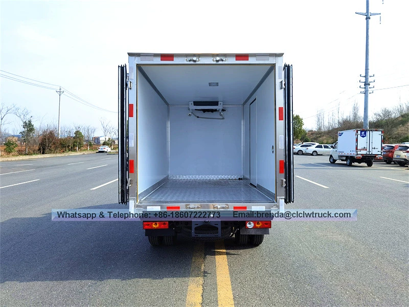 Mini Cargo Van Vehicles Refrigerator Freezer Car 1.5ton Refrigerated Truck, Foton Refrigerator Truck Supplier China