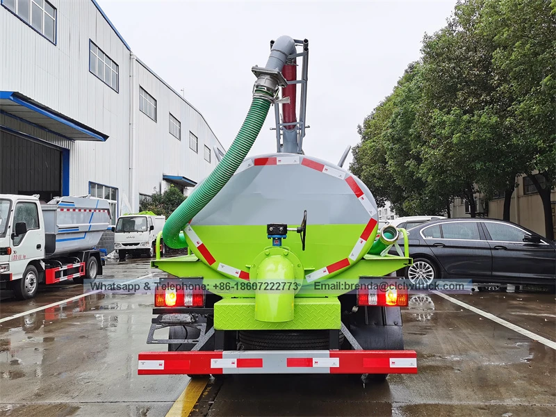 Foton 3000liters maliit na fecal suction truck na ibinebenta