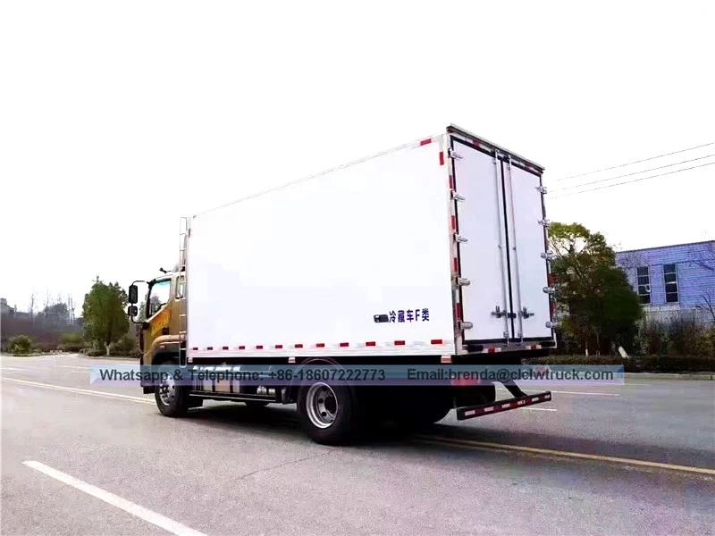 شاحنة فوتون 5-6 طن شاحنة الثلاجة للحوم والأسماك