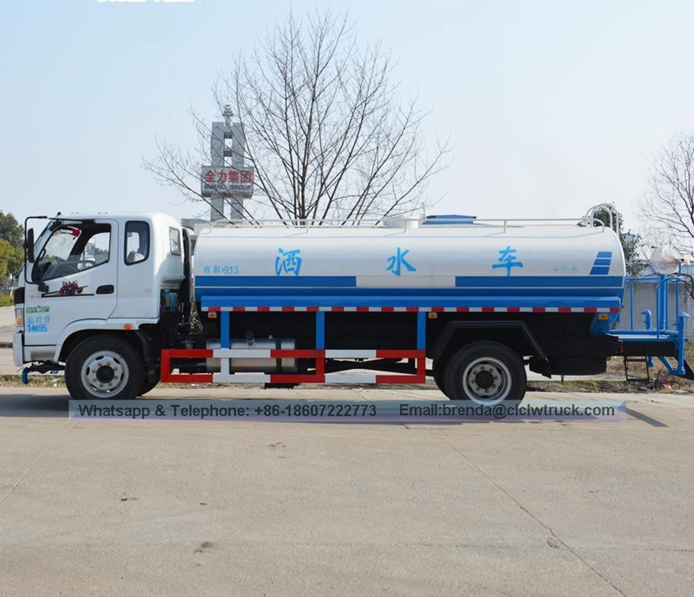 Foton Auman 4X2 2200 gal 10000L water truck