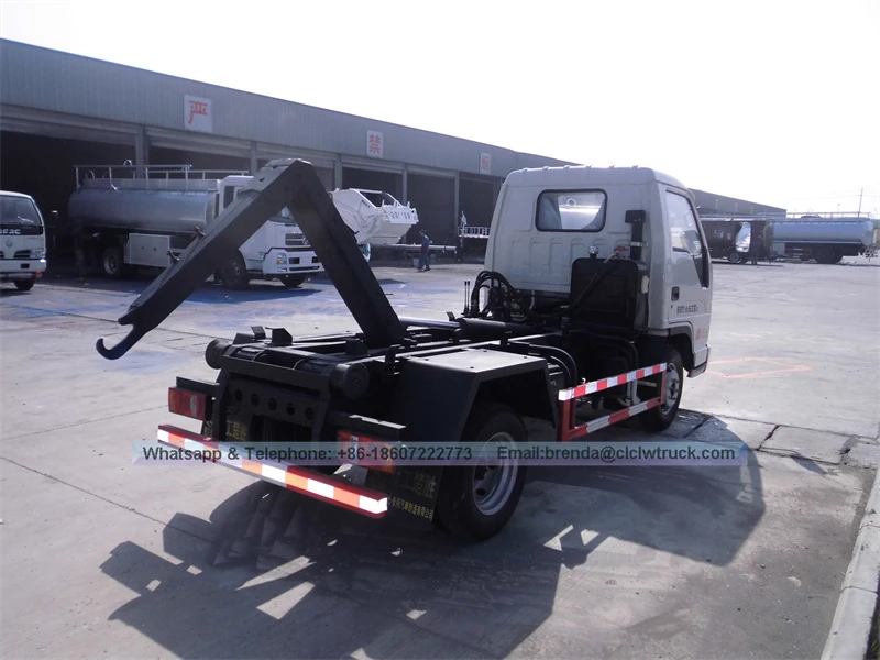 Foton Forland Mini 3cbm Garbage Truck  With Removable Box