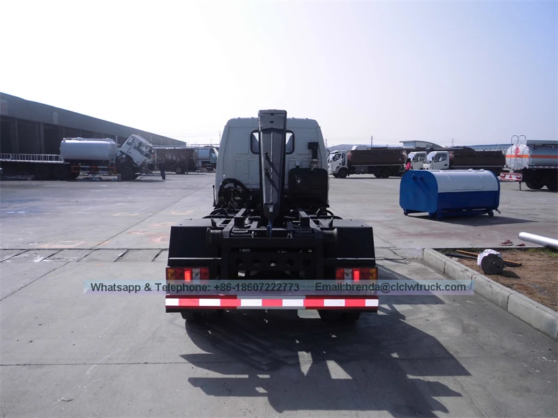 Foton Forland Mini 3cbm Garbage Truck  With Removable Box