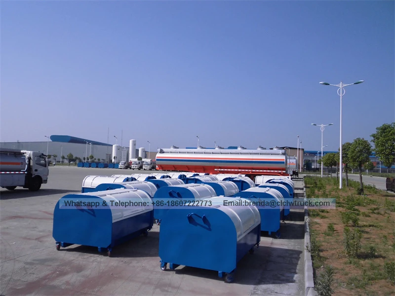 Foton Forland Mini 3cbm Garbage Truck  With Removable Box