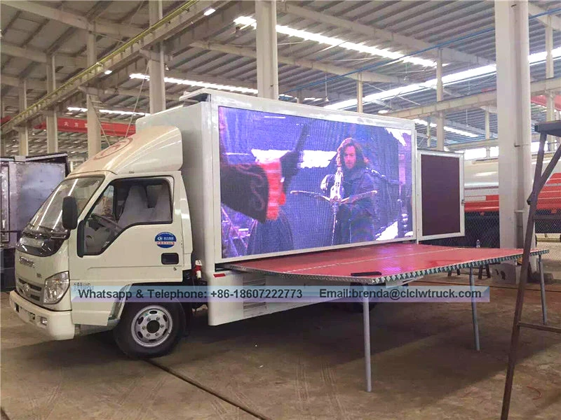Foton mobile LED truck, outdoor advertising truck for sale