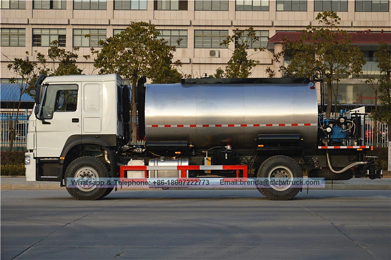 Howo รถบรรทุกจัดจำหน่าย 4 * 2 อัจฉริยะยางมะตอย 2016 ของ