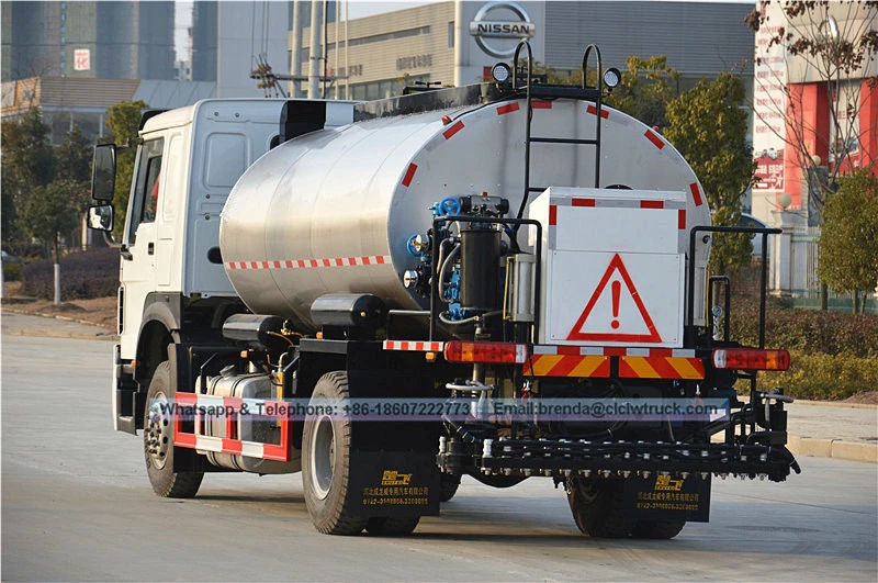 Howo รถบรรทุกจัดจำหน่าย 4 * 2 อัจฉริยะยางมะตอย 2016 ของ