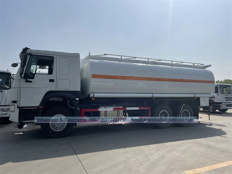 Howo 6x4碳钢燃油加油卡车出售