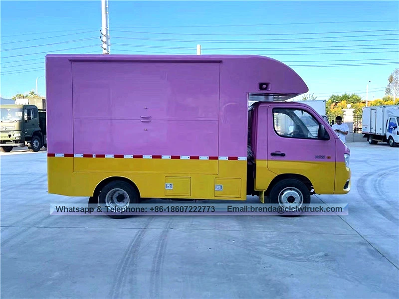 Mataas na kalidad at mababang presyo mobile ice cream trak ng pagkain para sa pagbebenta