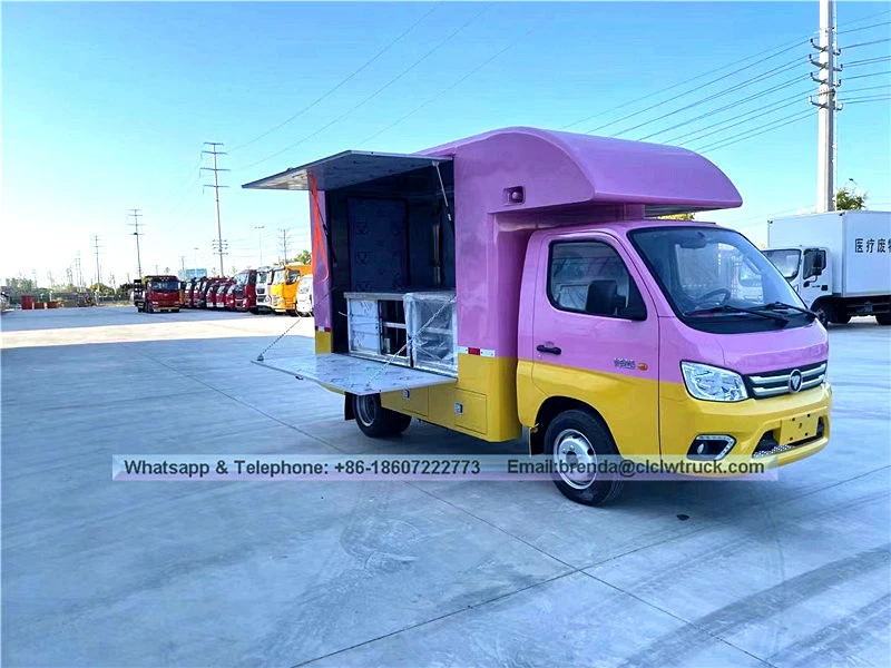 Mataas na kalidad at mababang presyo mobile ice cream trak ng pagkain para sa pagbebenta