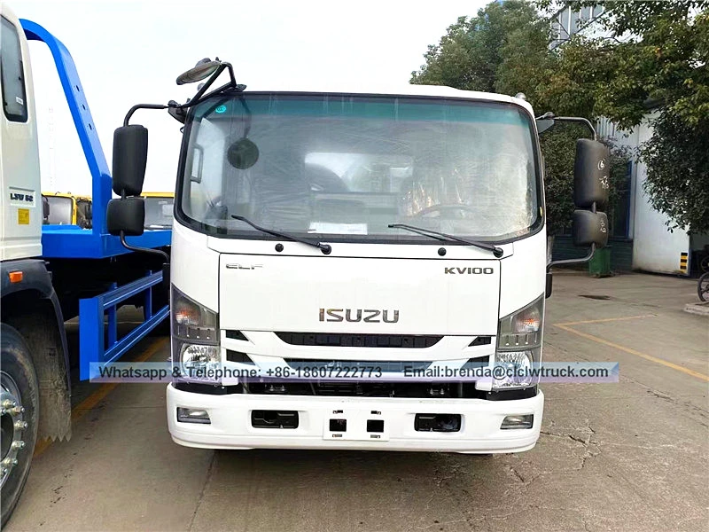 Venda quente de venda japonesa Isuzu 5ton de capacidade para reboque para reboque para fornecedores, Japão 4x2 Caminhão de reboque barato à venda