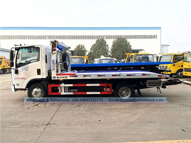 Venda quente de venda japonesa Isuzu 5ton de capacidade para reboque para reboque para fornecedores, Japão 4x2 Caminhão de reboque barato à venda