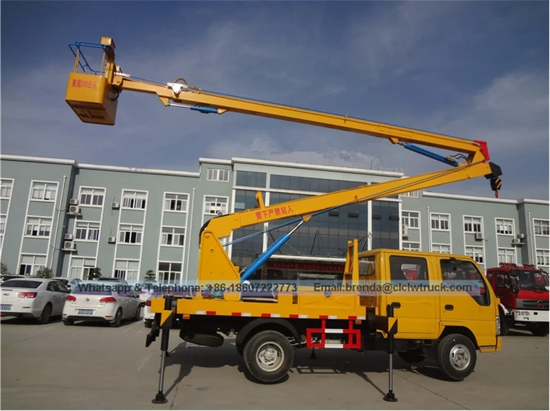ISUZU 100P Double Cab 12-16m Aerial Platform Working Truck