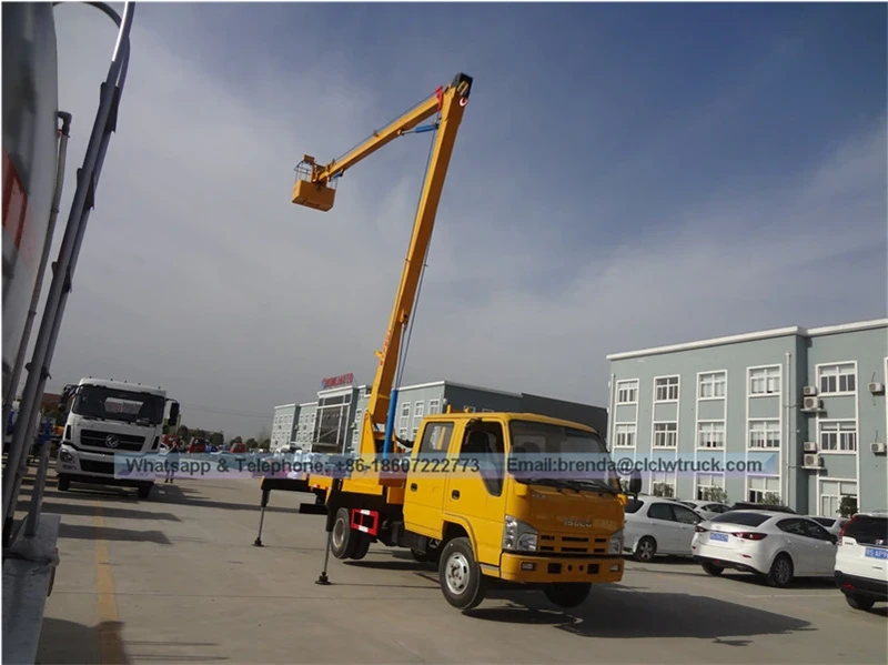 ISUZU 100P Double Cab 12-16m Aerial Platform Working Truck