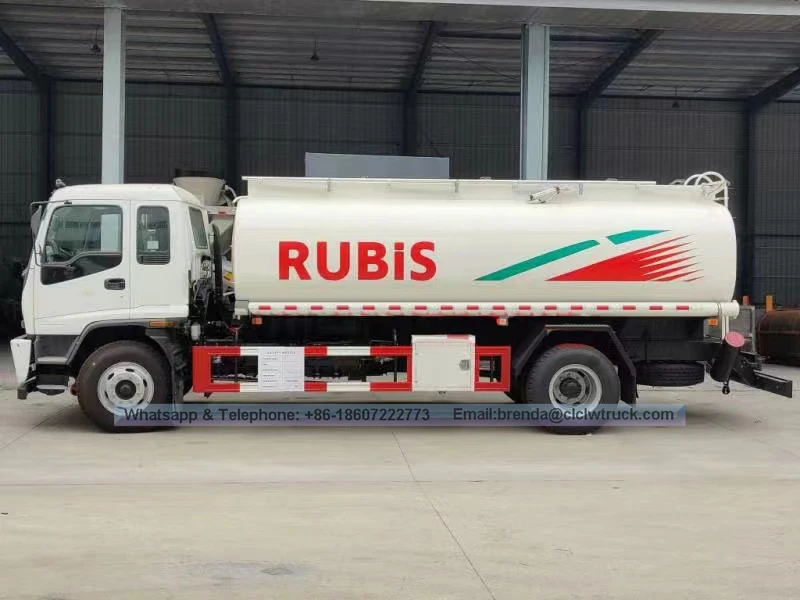 Isuzu 20CBM卡车燃油箱油轮卡车燃油箱卡车以加油式枪支最佳质量出售