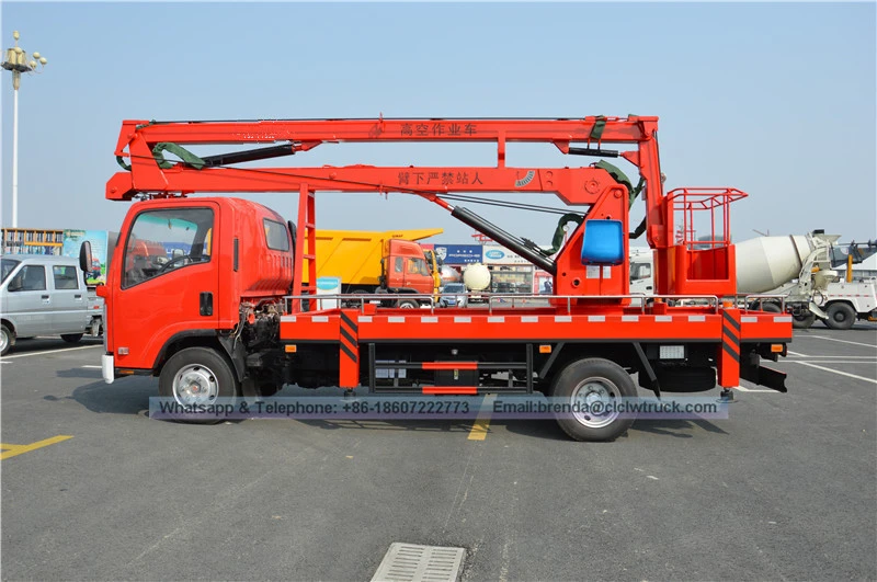 ISUZU véhicule aérien de travail Fournisseur, ISUZU Haute Opération de travail Camion Chine Fabricant